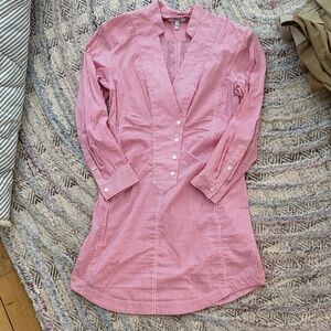 Pink Striped Women's Dress